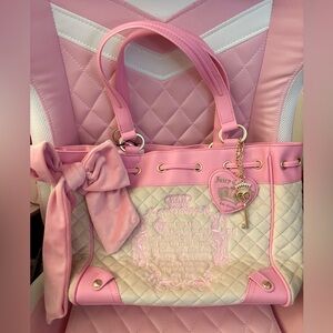 New Juicy Couture Fairytale daydreamer sandstone pink y2k pastel viral purse